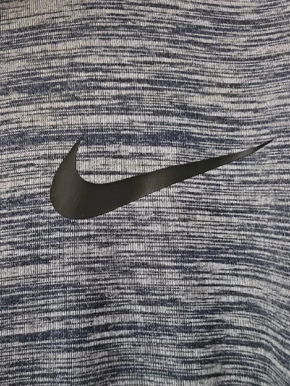 Nike Heathered Navy/Gray Full-Zip Hooded Jacket